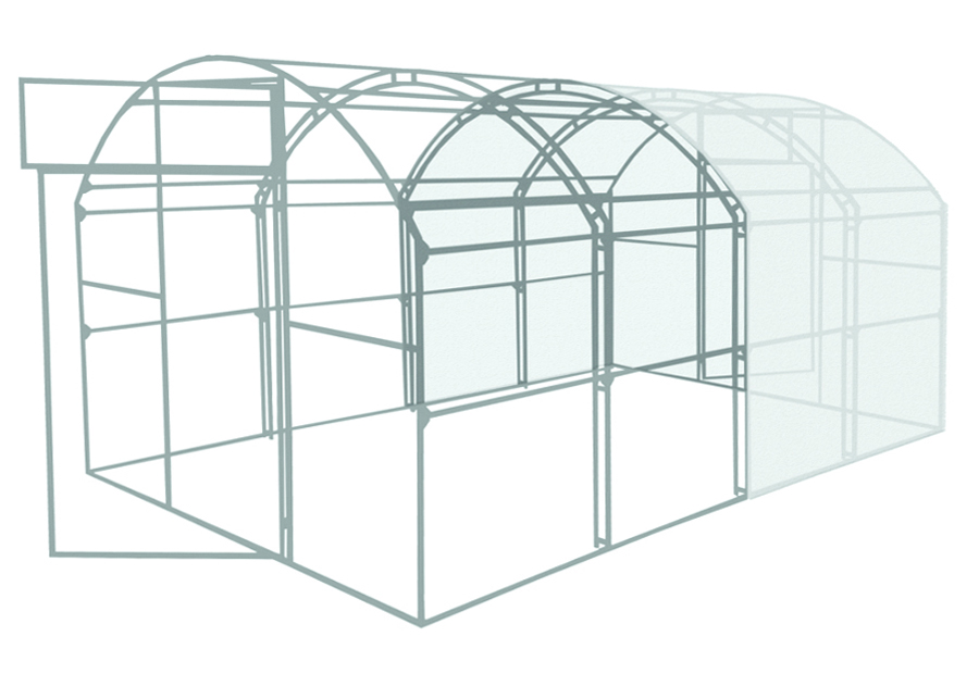 Теплица из поликарбоната прямостенная 3х6 чертеж
